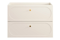 Szafka Pod Umywalkę 80 cm 2 Szuflady Donna Sand