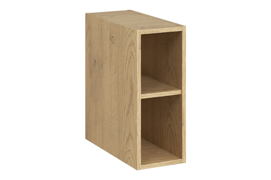 Zestaw Szafka pod Umywalkę 80 cm z Blatem 100 cm i Regałem 20 cm Dąb Cremona Kaszmirowy Mat 