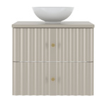 AQUA-02 - Szafka z Umywalką i Blatem 2S 60cm Kaszmir Zestaw-5