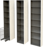 Oristo Słupek wysoki 35 cm SIENA biały połysk