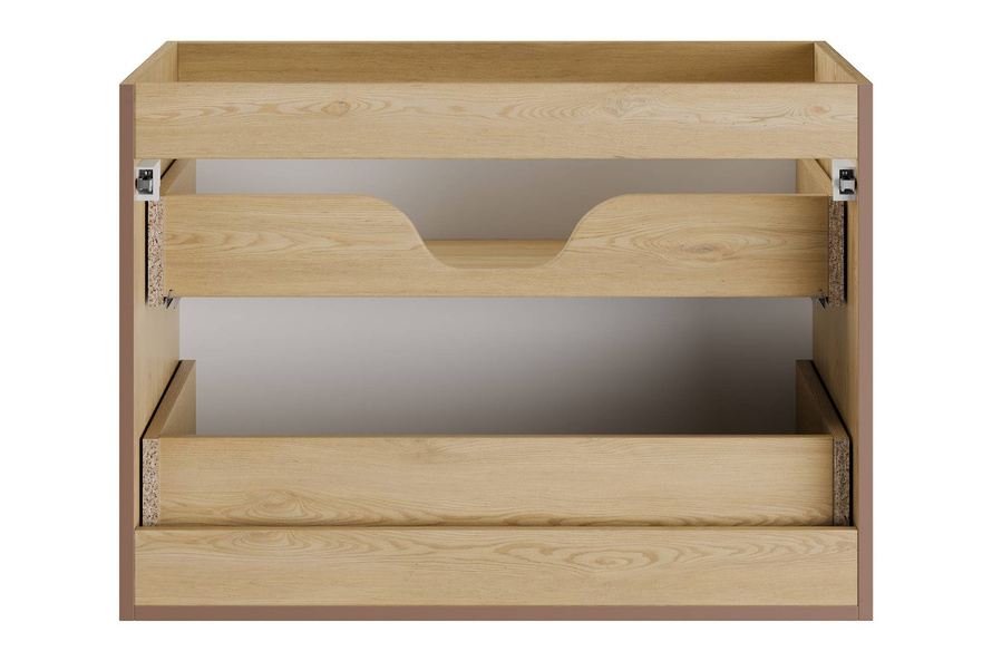 Szafka Pod Umywalkę 80 cm 2 Szuflady Nordic Cremona