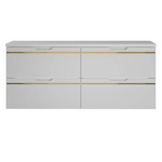 ESPERO-02 - Szafka pod Umywalkę z Blatem 4S 120cm Biały Mat Zestaw-6