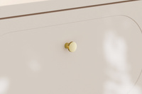 Zestaw Szafka Pod Umywalkę z Blatem 80 cm 2 Szuflady Donna Sand