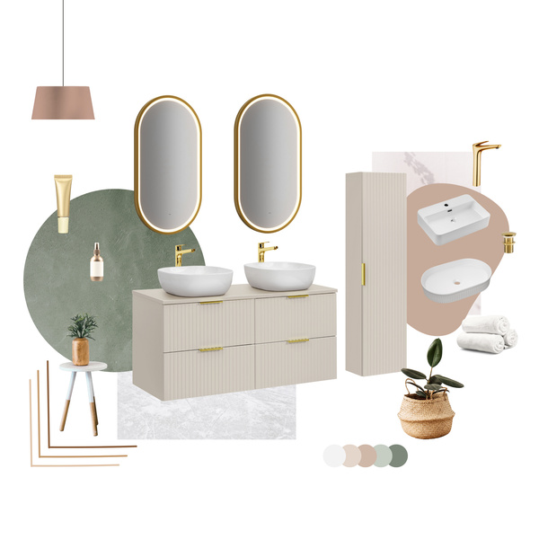 ADEL CASHMERE 89-120  Blat Łazienkowy 120 cm