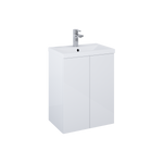 Elita Szafka z Umywalką Kido 50 2D Biały Połysk