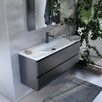 Oristo Szafka pod Umywalkę BRYLANT COMPACT 120 cm Czarny