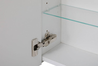 Astor Szafka Z Lustrem 50 cm Fabian Biały Połysk