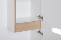 Słupek Szeroki Szafka Wysoka na Mopa Bali Biały 60 cm