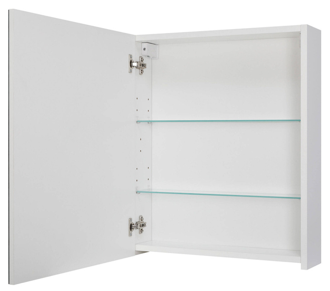 Astor Szafka Z Lustrem 50 cm Ida Biały Połysk