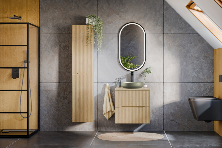 Słupek Wysoki 2-drzwiowy Nordic Cremona