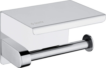 Uchwyt na papier toaletowy - z półką Round