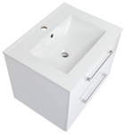 Astor Szafka Z Umywalką 60 cm Victoria Biały Połysk