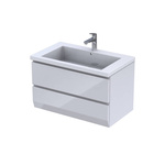 Oristo Szafka pod umywalkę 85 cm BRYLANT biała